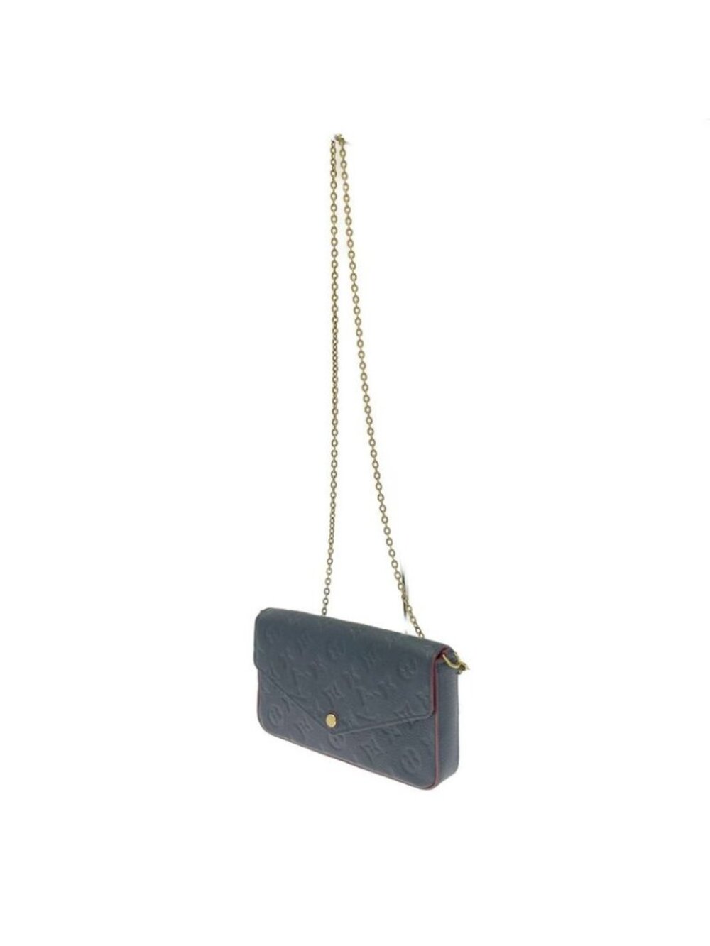 Louis Vuitton Monogram Empreinte Pochette Felicie Marine Rouge - Picture 3 of 10